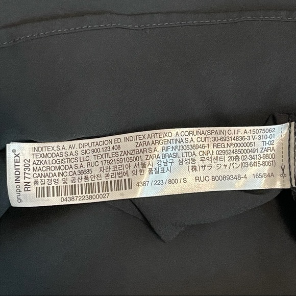 NWOT Black Zara Lace Shoulder/Cap sleeve accent Dress sleeveless size S - Picture 11 of 12